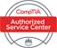 CompTIA Authorized Service Center seal